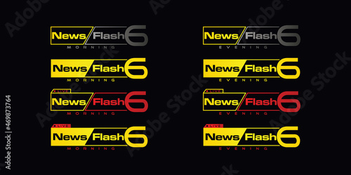 set of news logo, logo inspiration