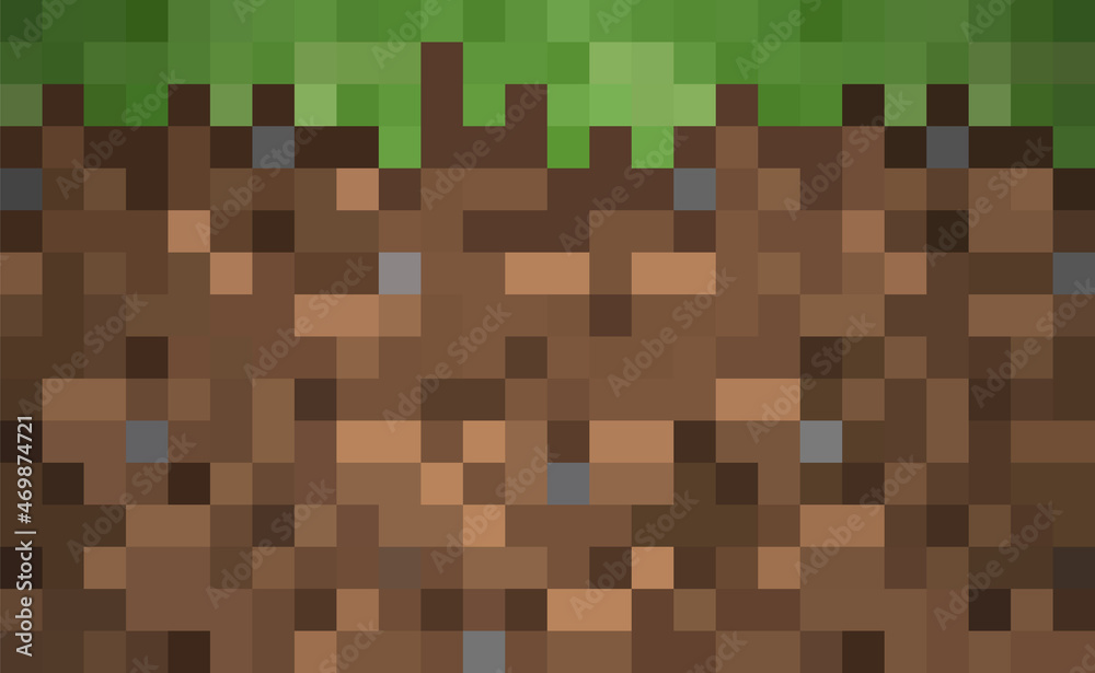 Pixel object patterns. Valuable ores, minerals, resources for crafting. Vector illustration EPS 10. Pixel object patterns. Valuable ores, minerals, resources for crafting. Vector illustration EPS 10.