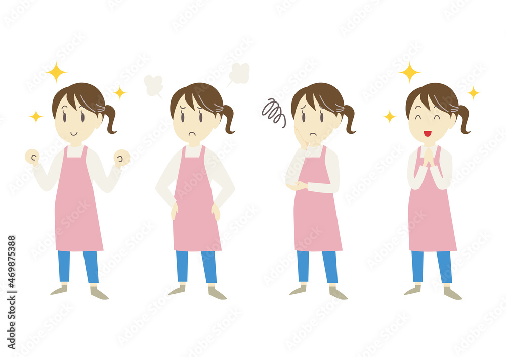 笑っている女性 怒っている女性 02 笑っている女性 怒っている女性 02