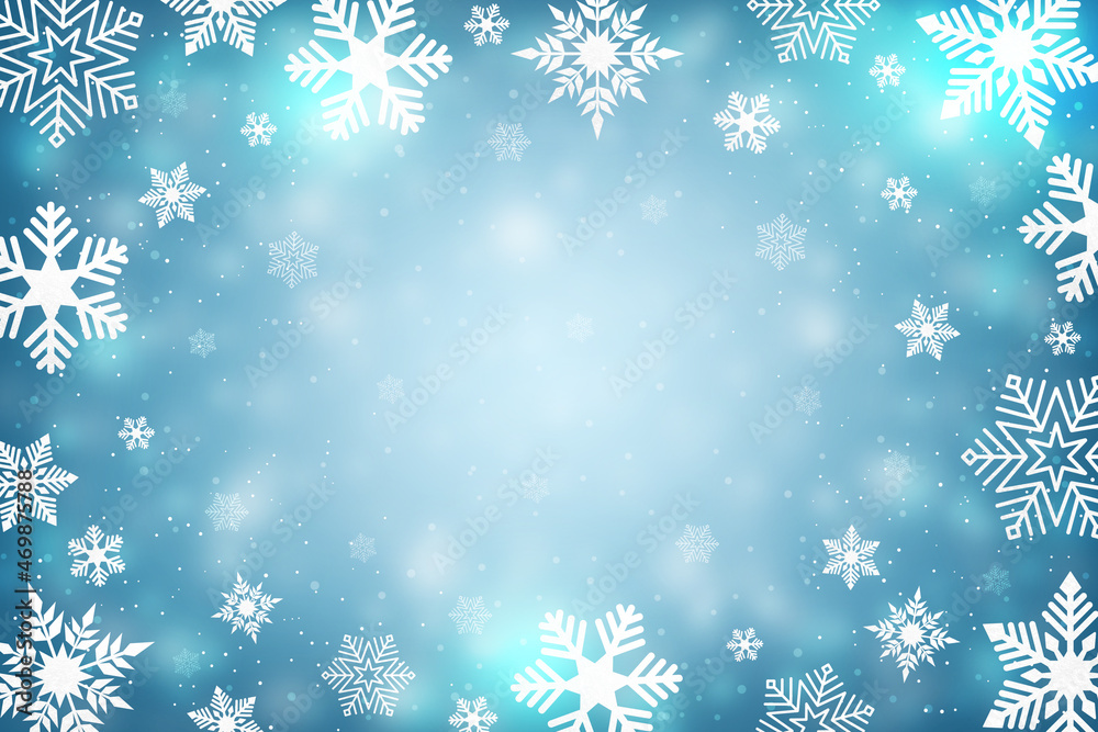 Christmas, Winter, Snowflake Background,