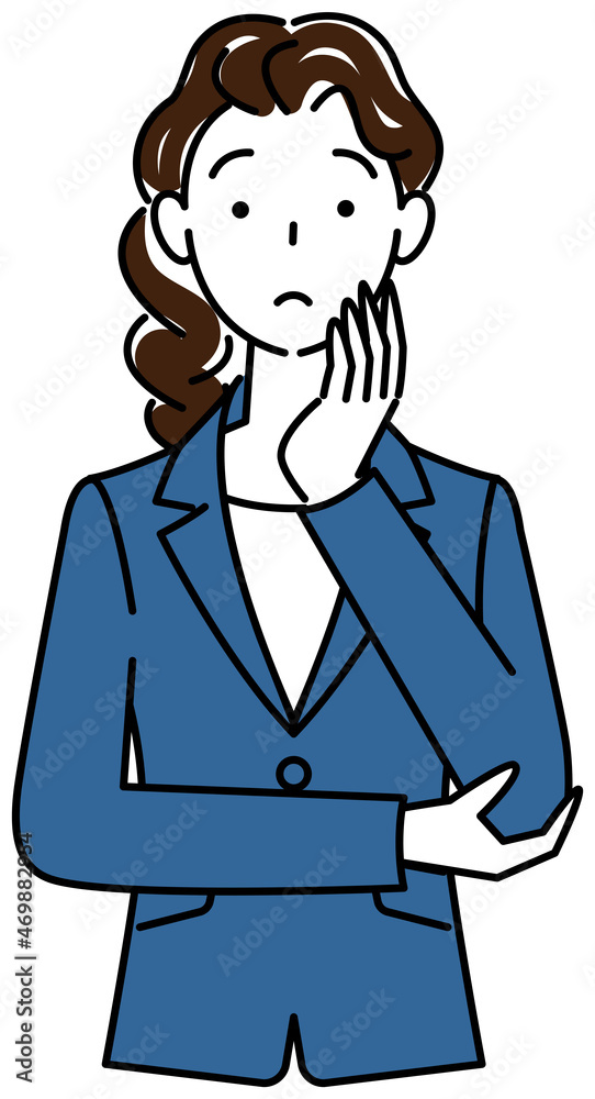 解決策を考えているスーツ姿の可愛いい女性 イラスト ベクター
Cute woman in a suit thinking of a solution illustration vector 解決策を考えているスーツ姿の可愛いい女性 イラスト ベクター
Cute woman in a suit thinking of a solution illustration vector