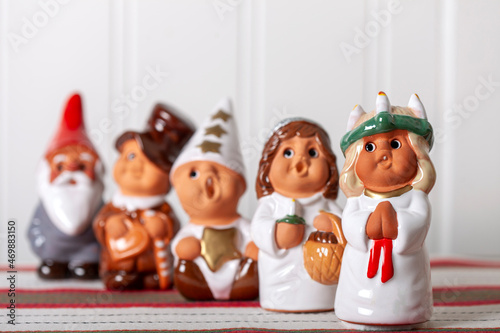 Christmas singing figurines