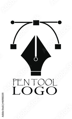 illustration of a pen drawing by pen tool
