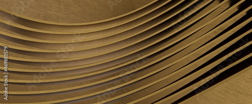 gold wave background 3d premium elegant