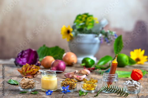 Food supplements -Alternative medicine-generic image of alternative medicine