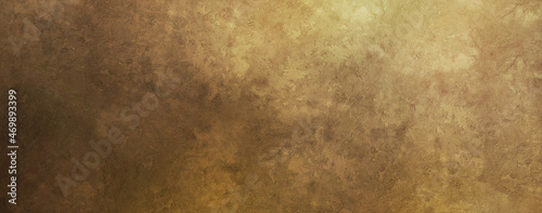 Grunge Gold Concrete Wall. Abstract Background.