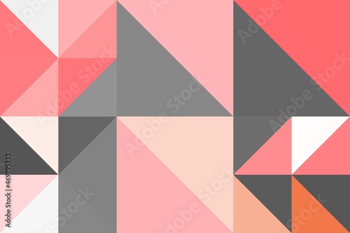 Minimal simple mosaic geometric colorful artistic background wallpaper design pattern