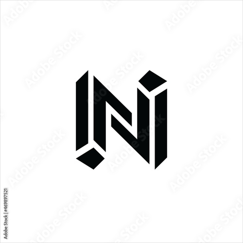 initials n logo vector template block Free Download initials n logo vector template block - GFXLoad
