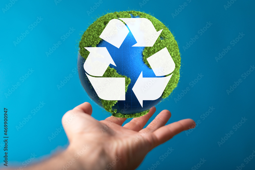 Recycling. Green recycle eco symbol Recycling. Green recycle eco symbol
