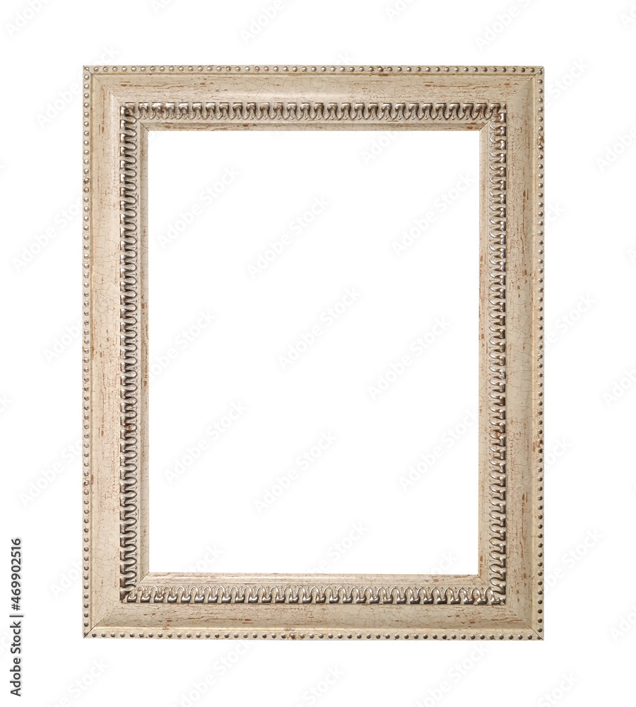 There is a beige square frame. White background. Isolated. There is a beige square frame. White background. Isolated.
