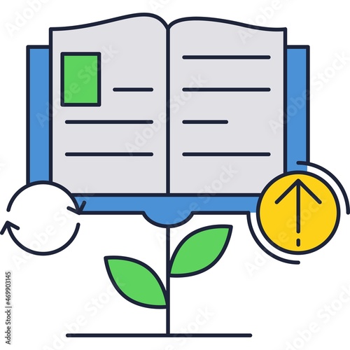 Knowledge growth icon prof education online vector