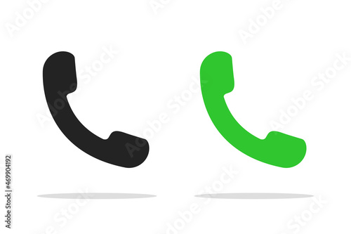 Phone icon in a trendy flat style isolated on a white background using the eps 10 format	