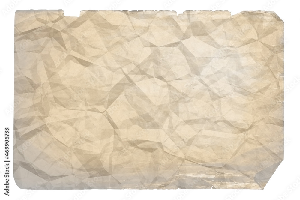 old crumpled paper