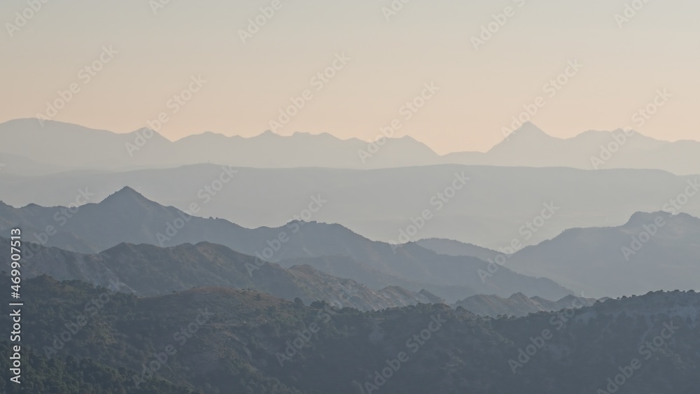Misty Mountain Ridges