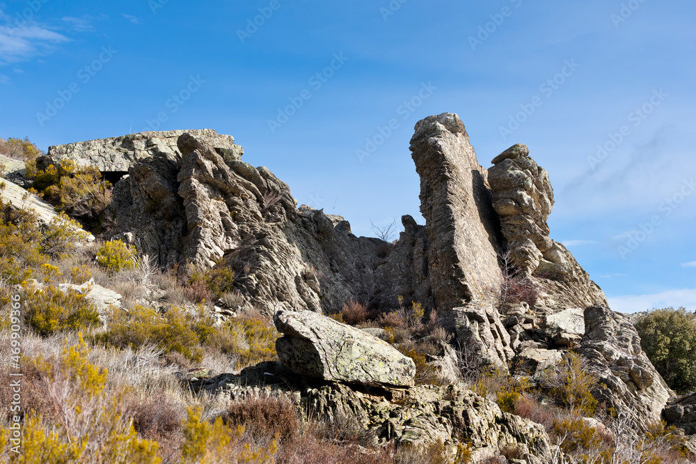 Fototapeta premium La Praihuela. Sierra de Guadarrama. Madrid. España. Europa