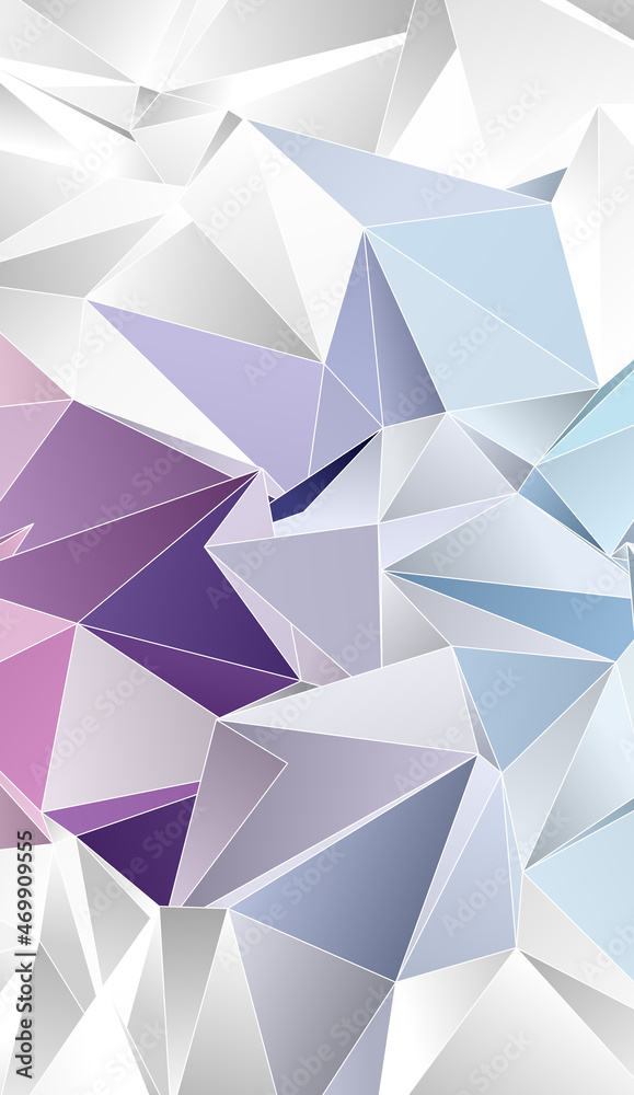 Obraz premium Abstract Low-Poly background. triangulated texture. Design 3d. Polygonal geometrical pattern. Triangular modern style