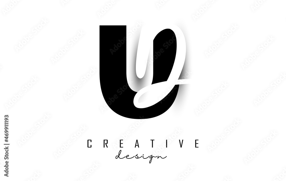 Letters UD Logo with a minimalist design. Letters U and D with geometric and handwritten typography. Letters UD Logo with a minimalist design. Letters U and D with geometric and handwritten typography.