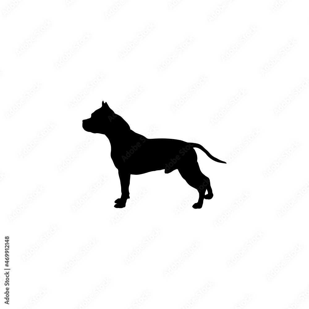 Obraz premium Dog silhouette. Breeds