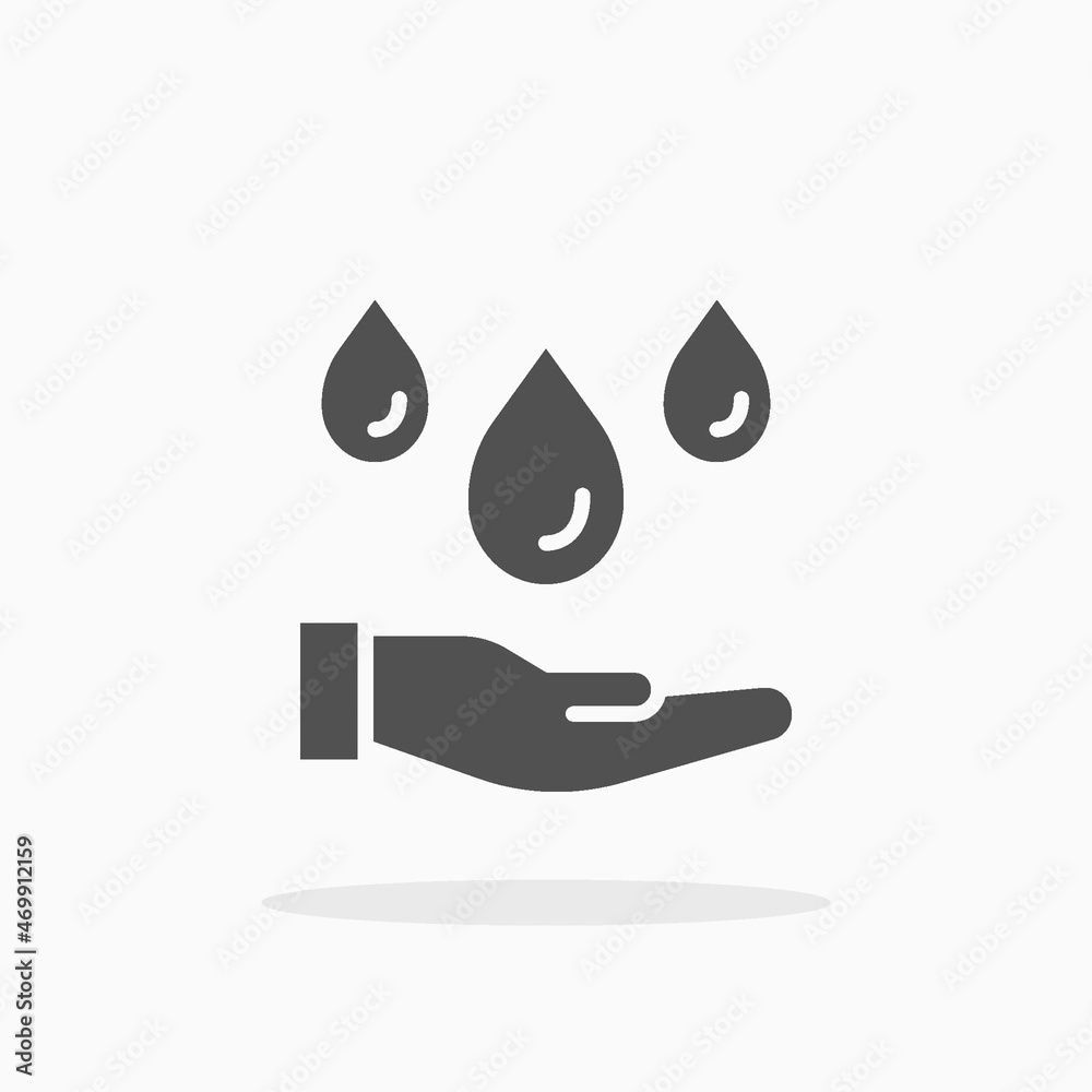 Save Water icon. Vector illustration. Enjoy this icon for your project.