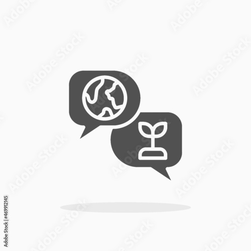 Chat Environtment icon. Vector illustration. Enjoy this icon for your project.