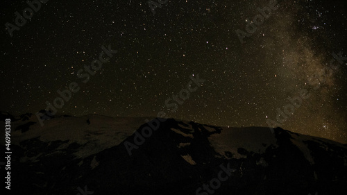 Etoiles et montagne