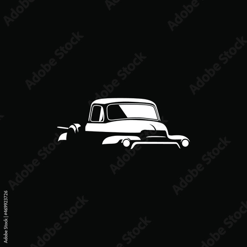 old truck car classic for logo suggestion
