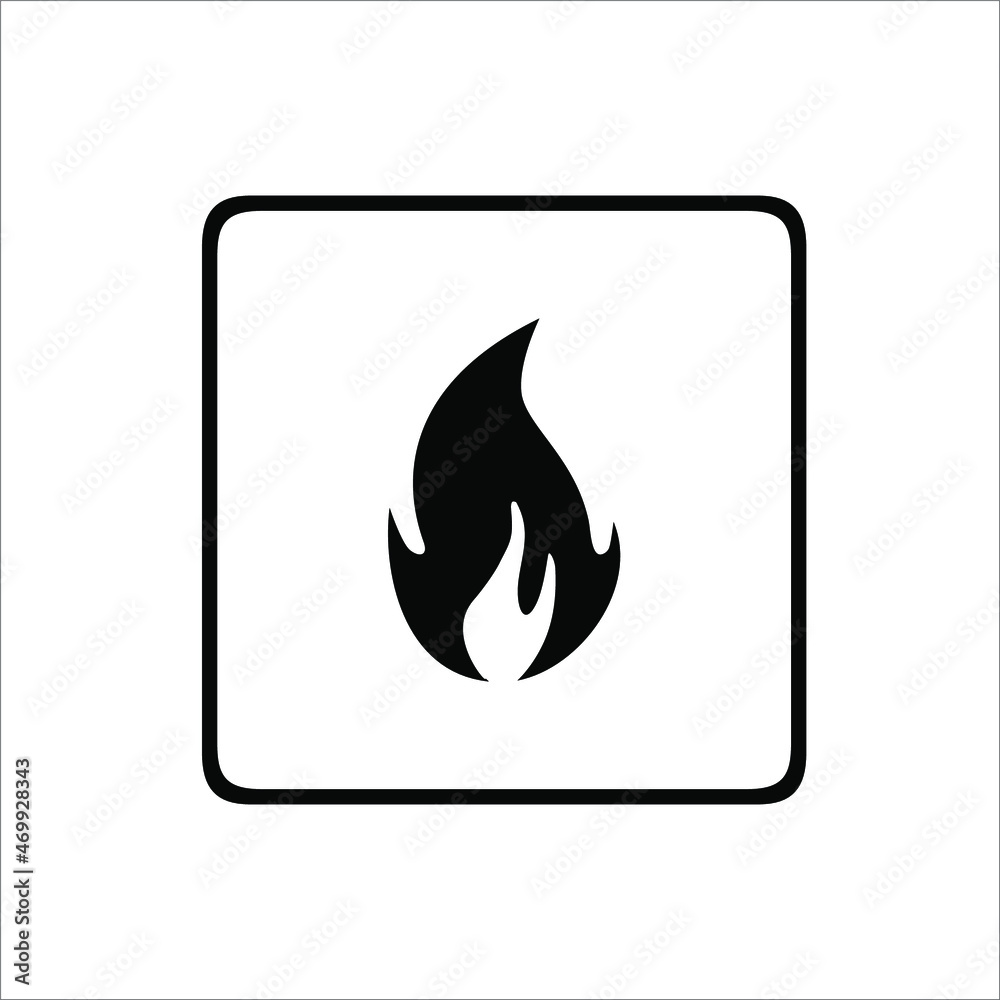 Fire Silhouette Illustration for Logo, Icon, Symbol, Pictogram, or Graphic Design Element. Vector Illustration Fire Silhouette Illustration for Logo, Icon, Symbol, Pictogram, or Graphic Design Element. Vector Illustration