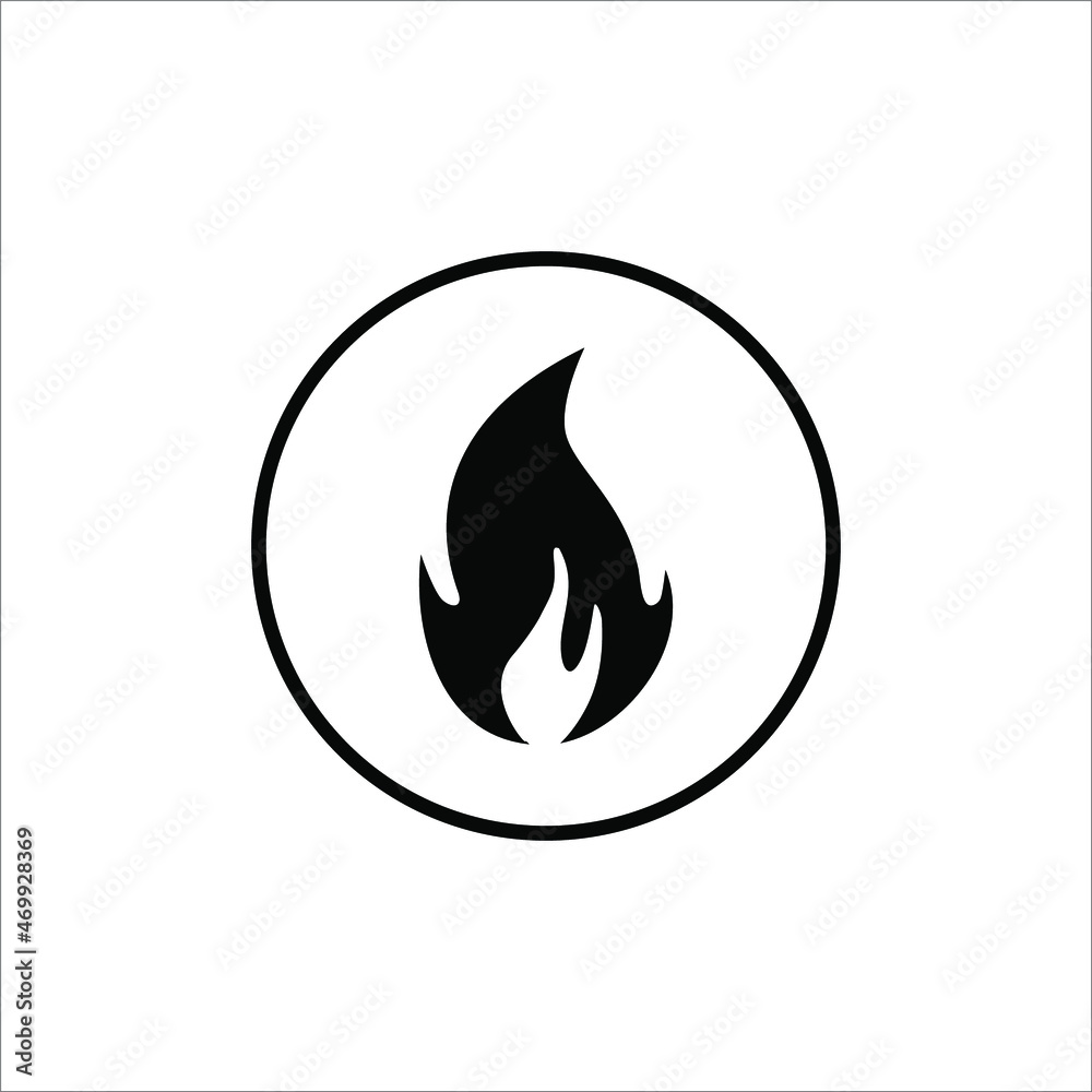 Fire Silhouette Illustration for Logo, Icon, Symbol, Pictogram, or Graphic Design Element. Vector Illustration Fire Silhouette Illustration for Logo, Icon, Symbol, Pictogram, or Graphic Design Element. Vector Illustration