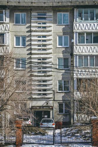 city, street, house, entrance