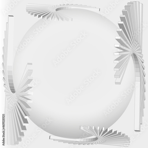 Hintergrund Fächer Kugel