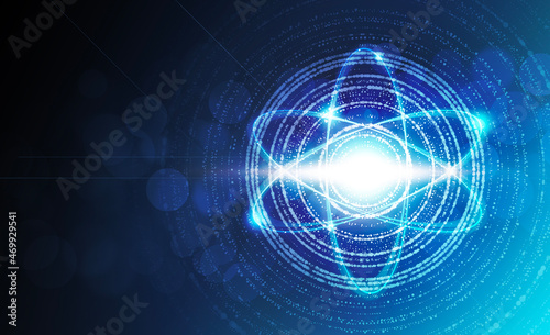 Canvastavla atomo, fisica energia, nucleare, energia atomica