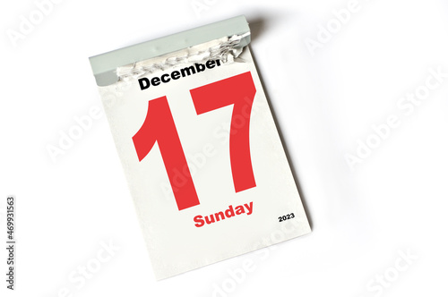 17 December 2023