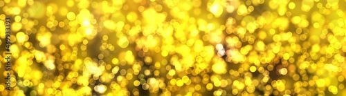 Abstract yellow light bokeh background