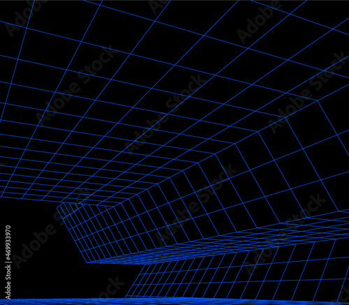 architecture digital background 3d design