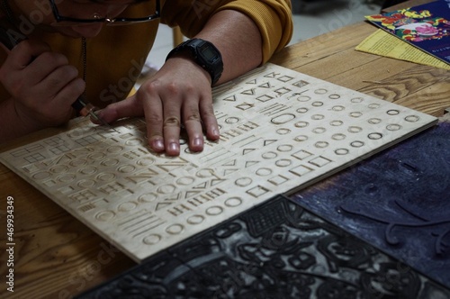 gravure sur bois