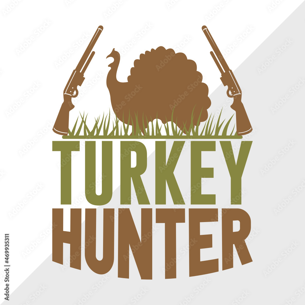 Turkey Hunter SVG Cut File | Hunting Svg | Turkey Svg | Hunting Season ...