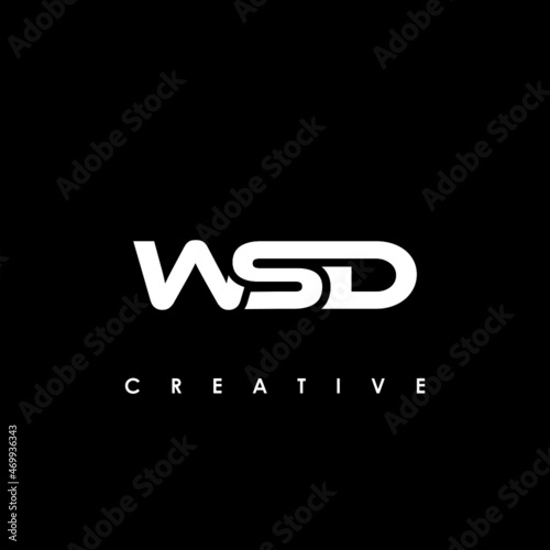 WSD Letter Initial Logo Design Template Vector Illustration photo