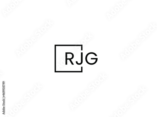 RJG letter initial logo design vector illustration