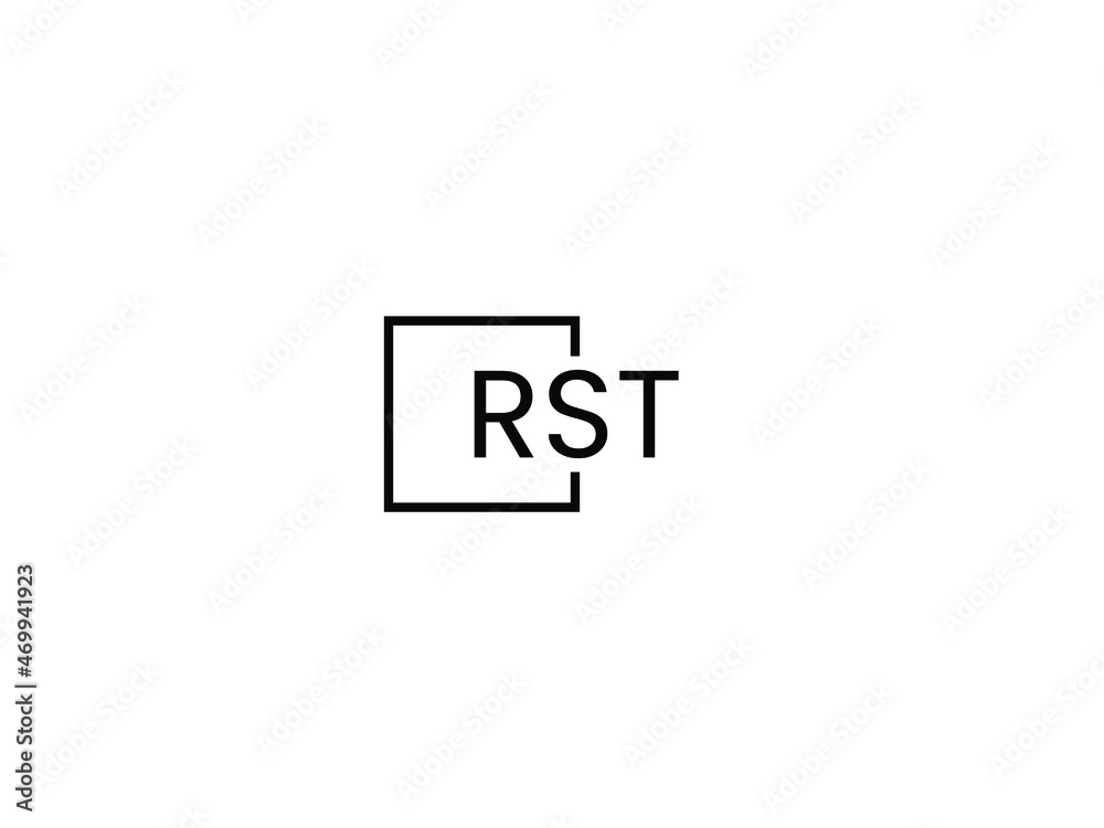 RST letter initial logo design vector illustration RST letter initial logo design vector illustration