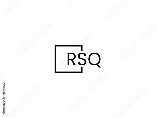 RSQ letter initial logo design vector illustration