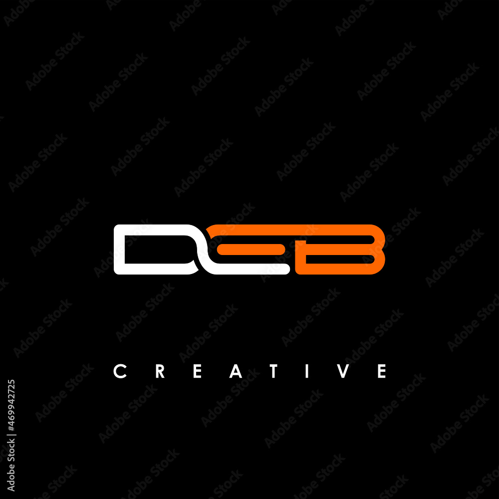 DEB Letter Initial Logo Design Template Vector Illustration DEB Letter Initial Logo Design Template Vector Illustration
