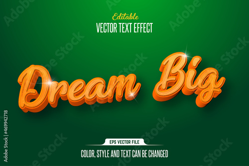 Dream Big Text Effect