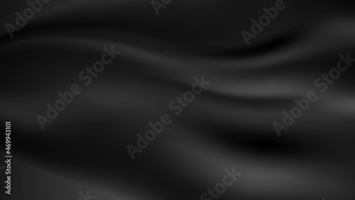 Abstract black smooth waves background