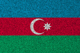 Patriotic glitter background in color of Azerbaijan flag