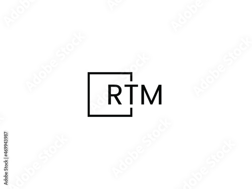 RTM letter initial logo design vector illustration