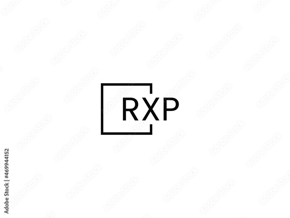 Obraz premium RXP letter initial logo design vector illustration
