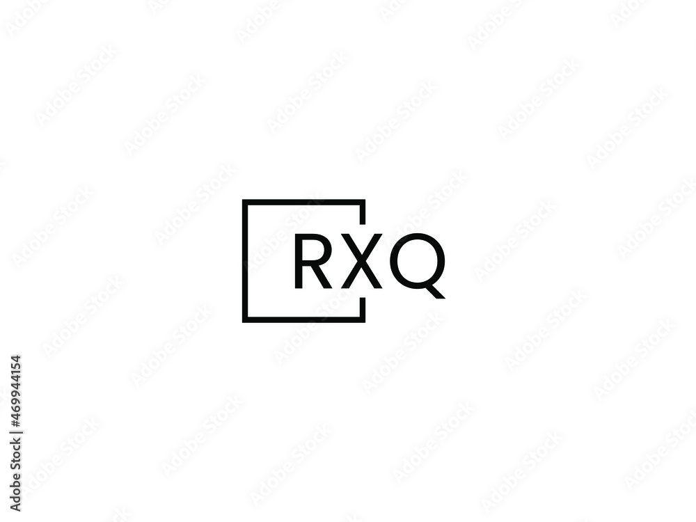 RXQ letter initial logo design vector illustration