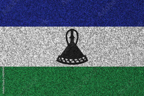 Patriotic glitter background in color of Lesotho flag