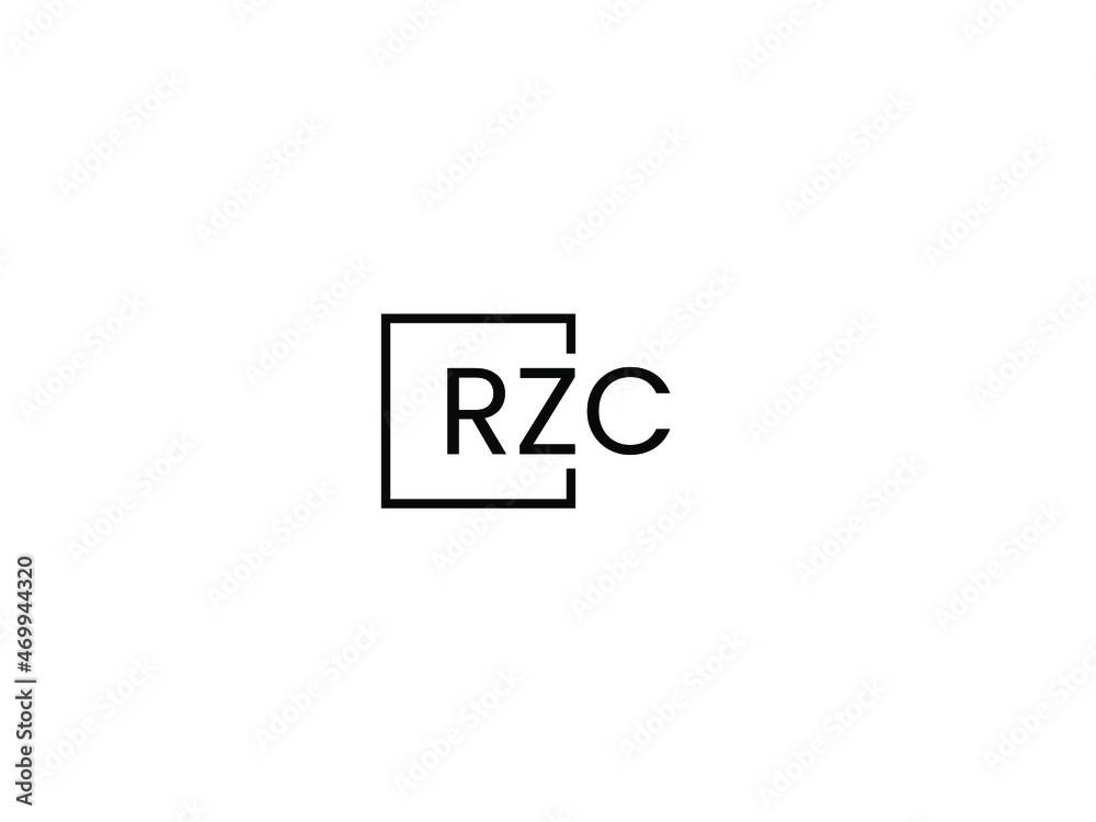 RZC letter initial logo design vector illustration RZC letter initial logo design vector illustration