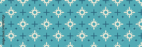 Abstract backgrounds pattern with decorative elements on a blue background for your design, seamless pattern, background texture. Vector illustration 